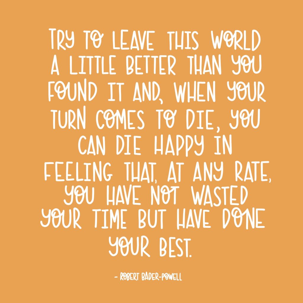 Quote by Robert Bader-Powell
